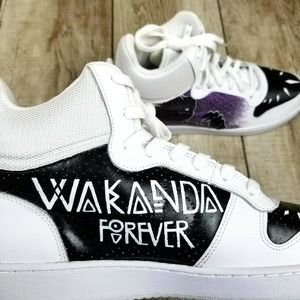 Custom Art NIKE Marvel "Black Panther" - Size 11